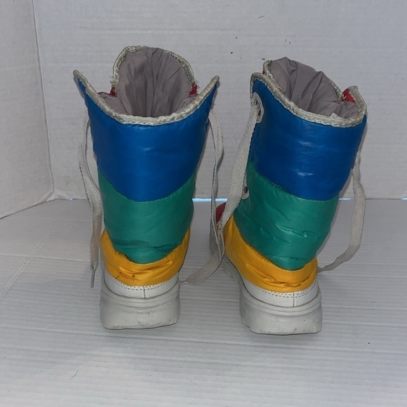 The North face-2-rainbow girls, puffer, lace up, Lightweight, snow, winter boots - Picture 4 of 13